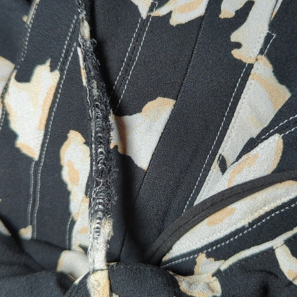 Proenza Schouler Cutout Wrap-effect Pleated Floral-print Georgette Maxi Dress 8 - Picture 5 of 7